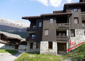l'appartement de vacances dans l'immeuble La Cachette, à Valmorel dans les Alpes