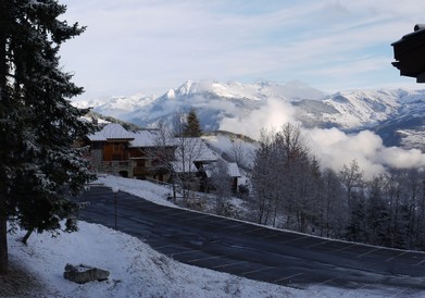 la vue depuis l'apaprtement de la Cachette  Valmorel